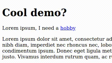 Cursor Demo